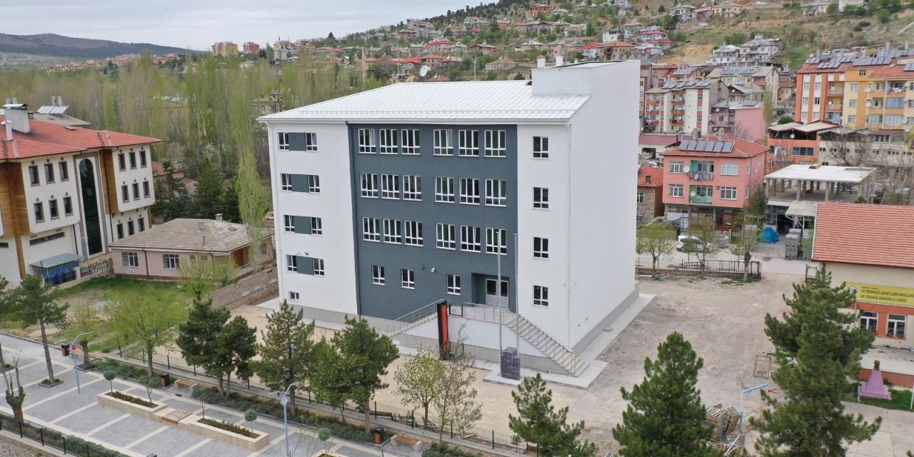 Bozkır’da 8 derslikli okulun yapımı tamamlandı