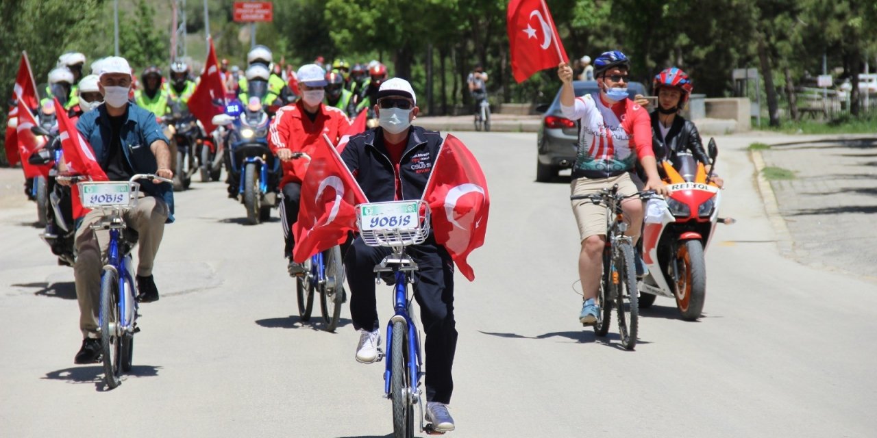 Yozgat’ta pedallar 19 Mayıs için döndü