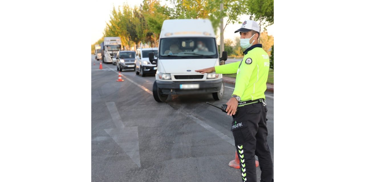 Konya’da 2 bin 395 sürücüye ceza