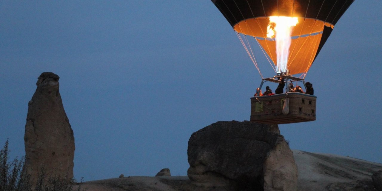 Kapadokya’da balon turları yine iptal oldu