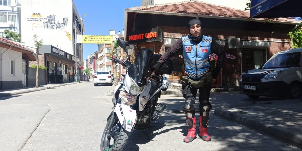 Motosikletli Kuryeler Derneği’nden Tepebaşı Belediyesi’ne teşekkür