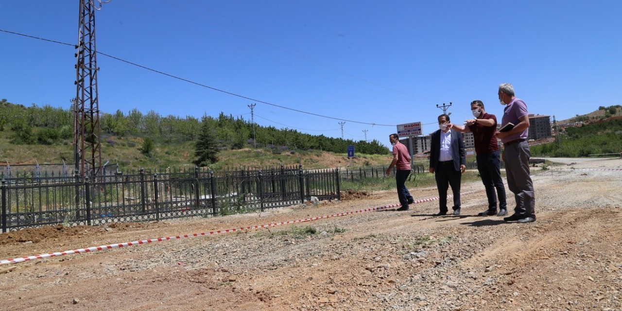 Hadim’de kiraz alım merkezi ek bina inşaatı başladı