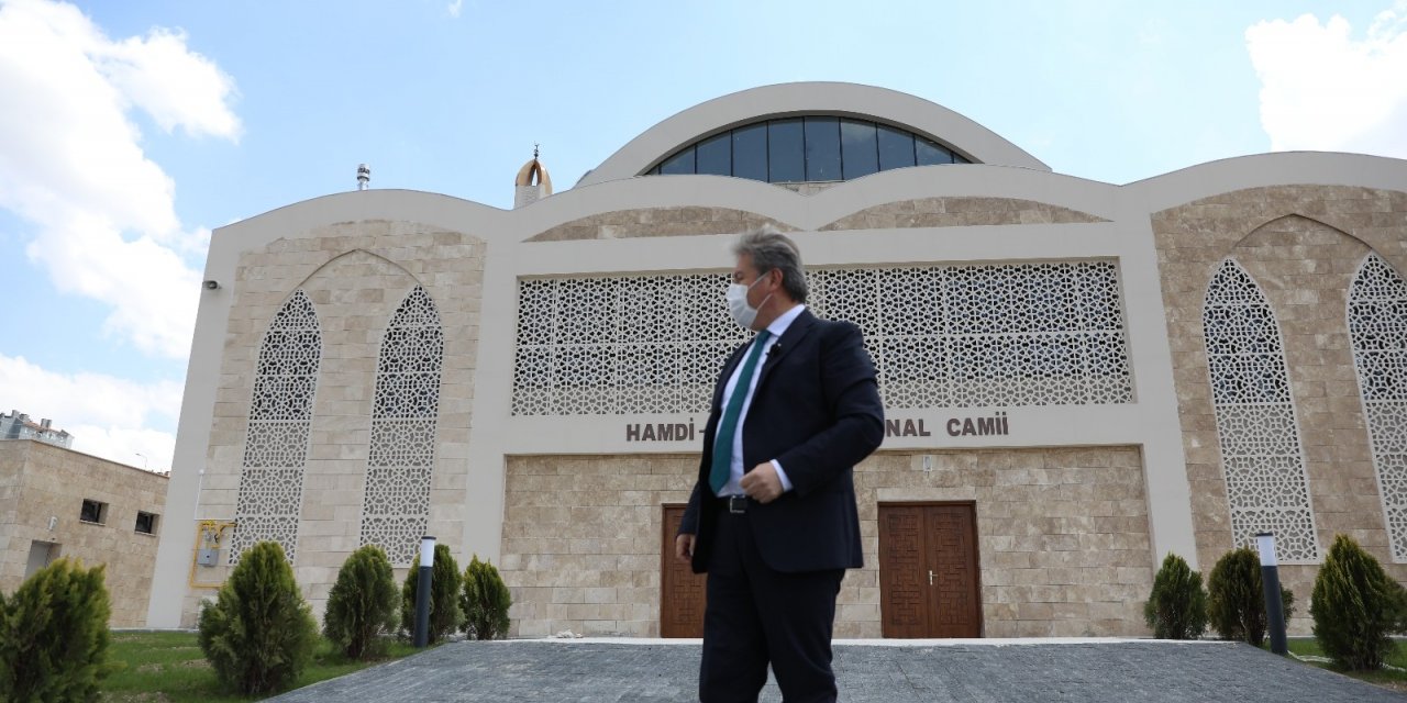 Şanlıünal Camii açılışa hazırlanıyor