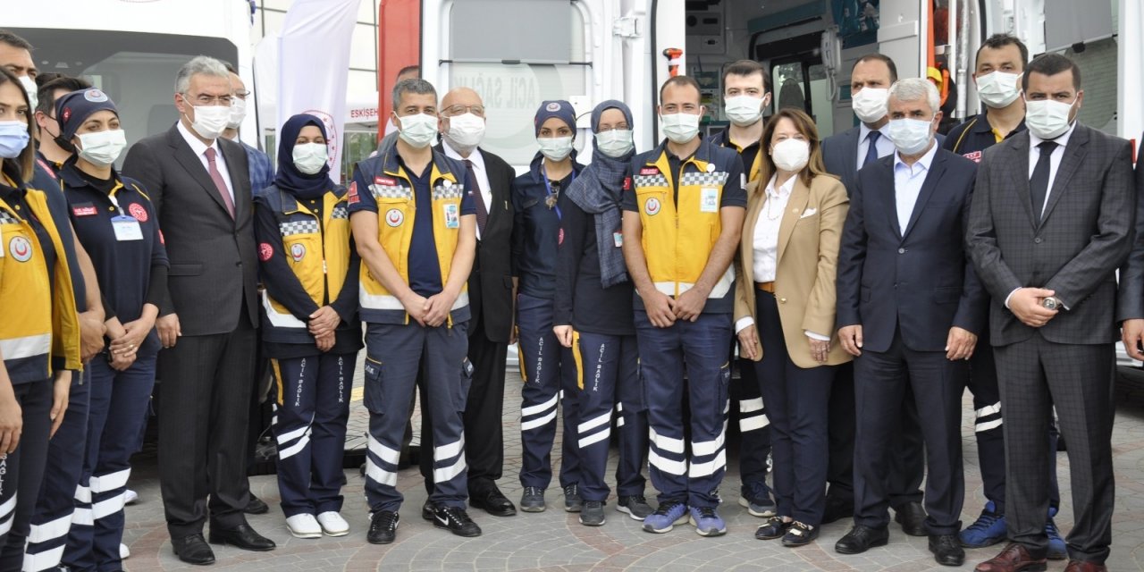 Sağlık Bakanlığından Eskişehir’e 9 adet ambulans