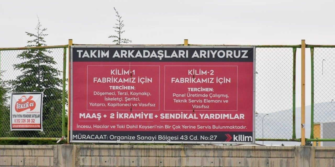 Nursaçan: “Kayseri OSB’de pek çok fabrika eleman arıyor”