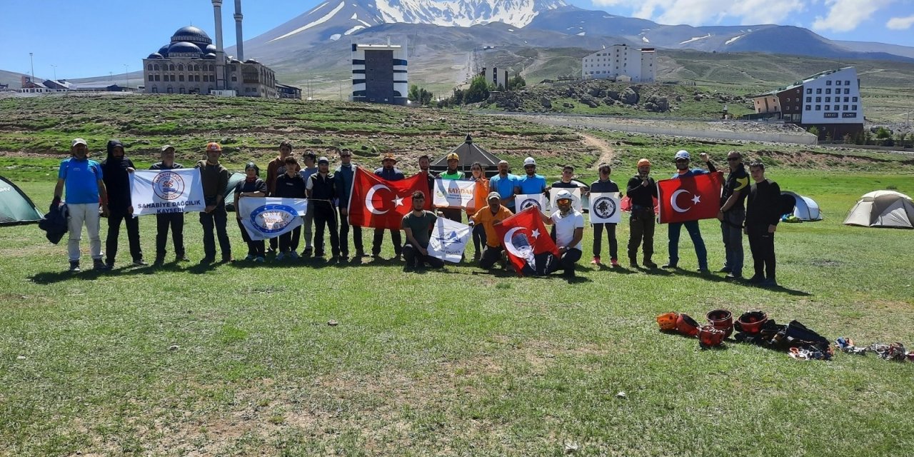 Kayseri’de Yaz Dağcılık Eğitim Kursu sona erdi