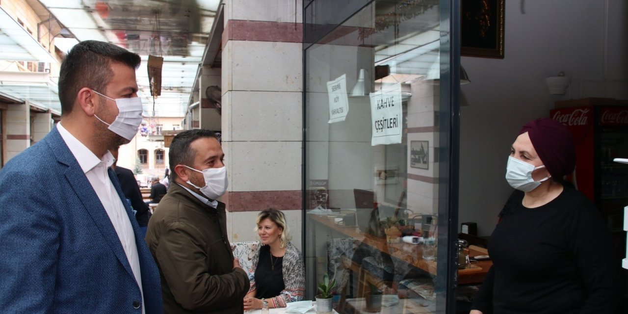 Ürgüp Belediye Başkanı Aktürk, esnaf ziyaretlerinde bulundu