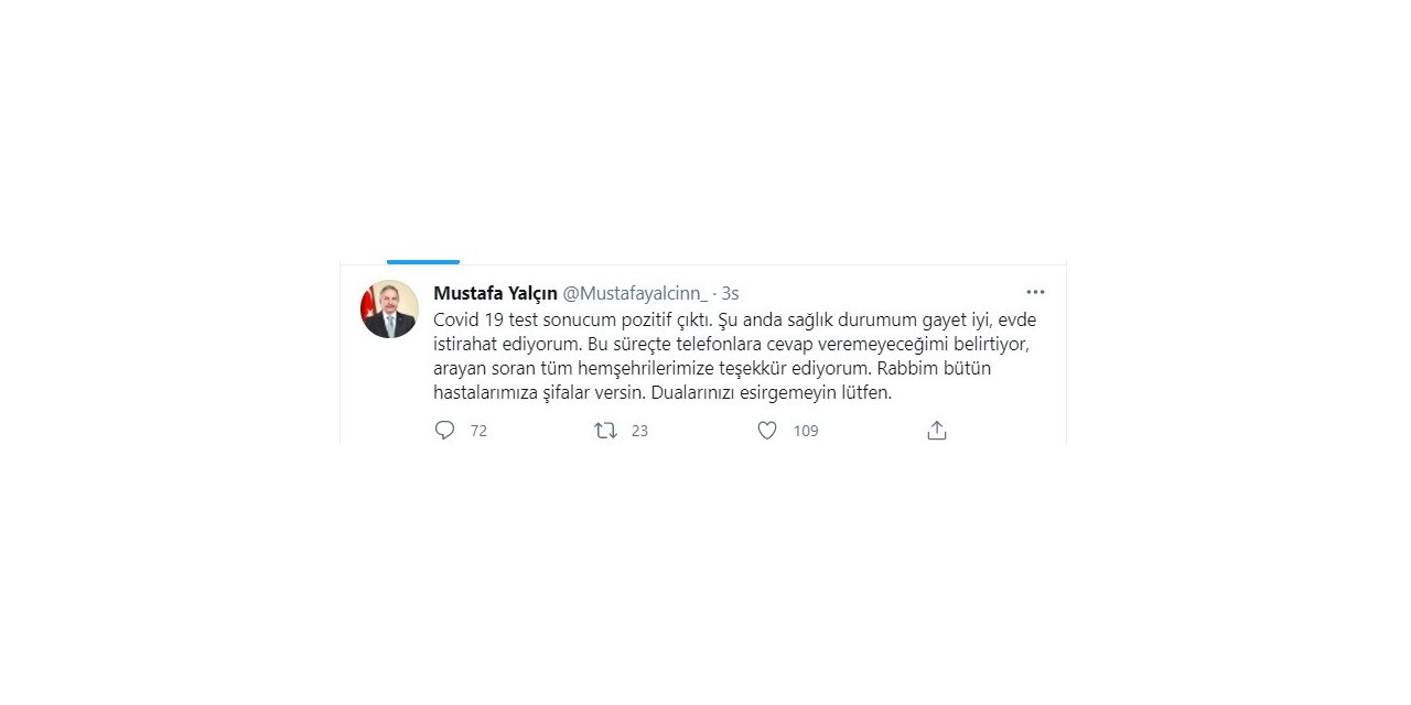 "Mustafa Başkan, korona illeti sizi mi buldu?"