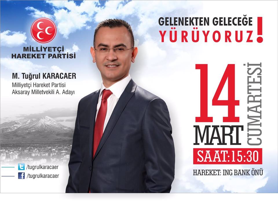 Aksaray  MHP'de Karacaer Aday Adaylığını Açıklıyor