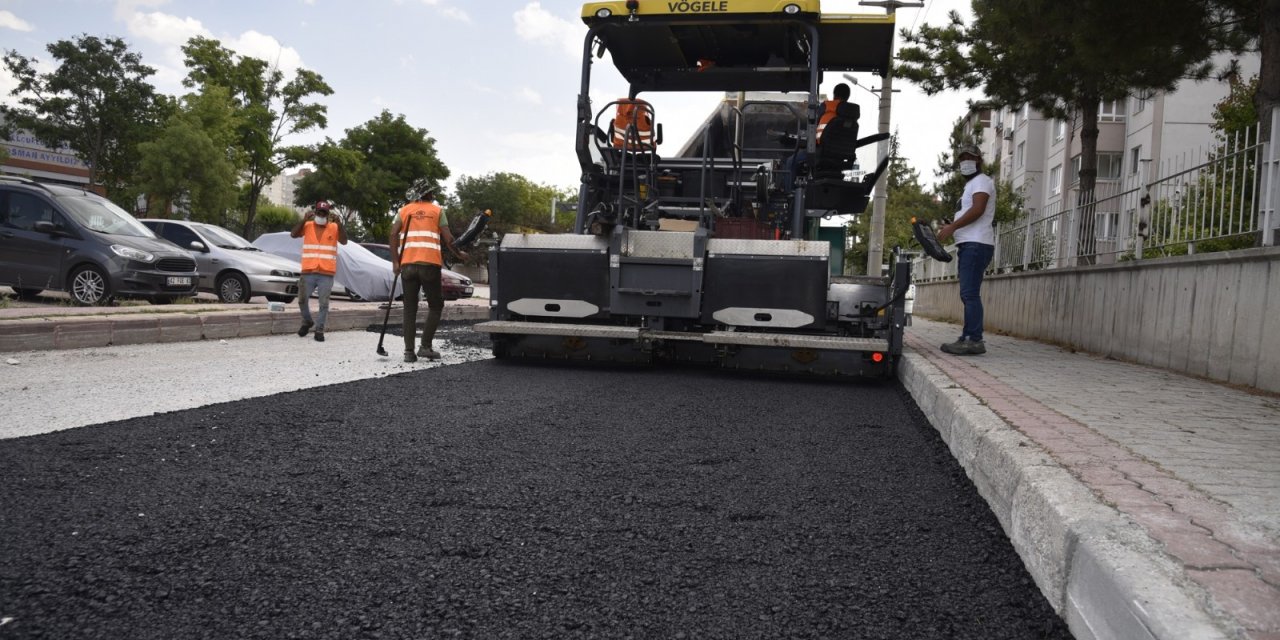 Selçuklu’da 72 mahallede asfalt çalışması sürüyor