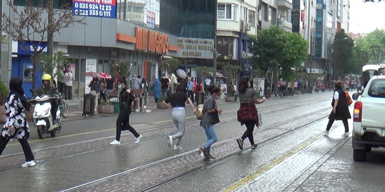 Eskişehir’de yağmur maratonu