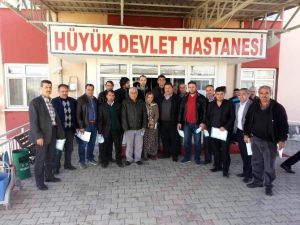 Hüyük’te Muhtarlara Acil Sağlık Yardım Eğitimi Verildi