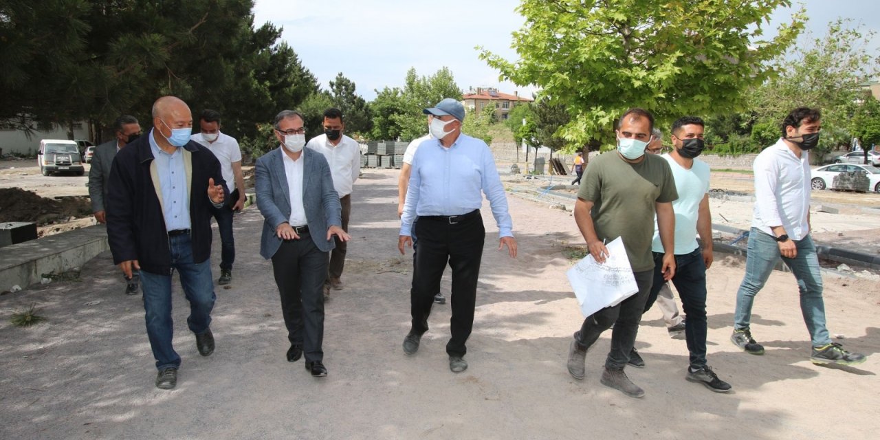 15 Temmuz Şehitler Parkı’nda hummalı çalışma