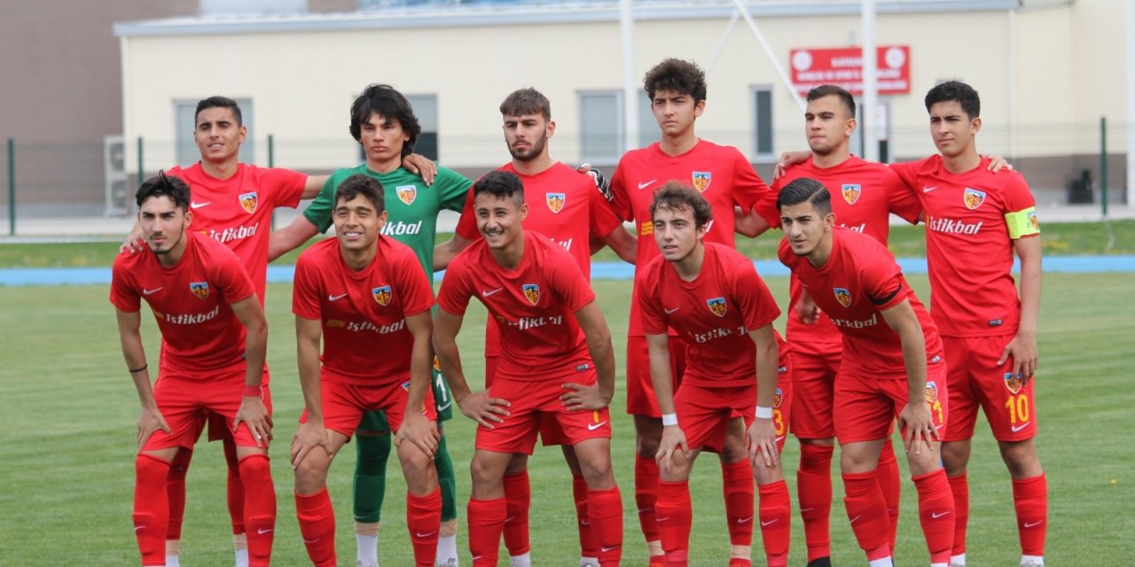 Kayserispor U19 deplasmandan eli boş döndü