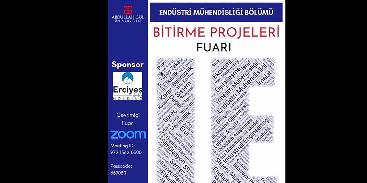 AGÜ Endüstri Mühendisliği’nden “4. Lisans Bitirme Projeleri Fuarı ve Yarışması”