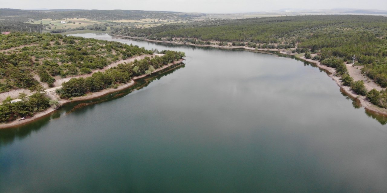 Haziran yağmurları Musaözü Göleti’ni canlandırdı