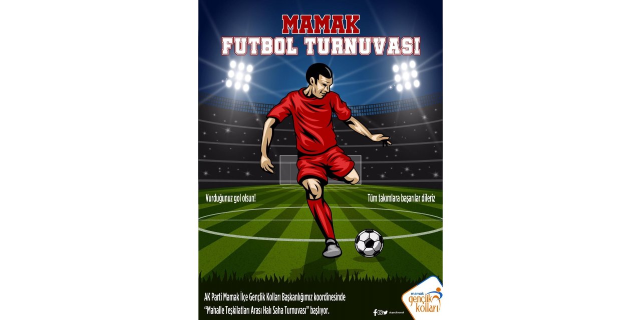 AK Parti Mamak İlçe Gençlik Kolları’ndan mahalle teşkilatları arası futbol turnuvası