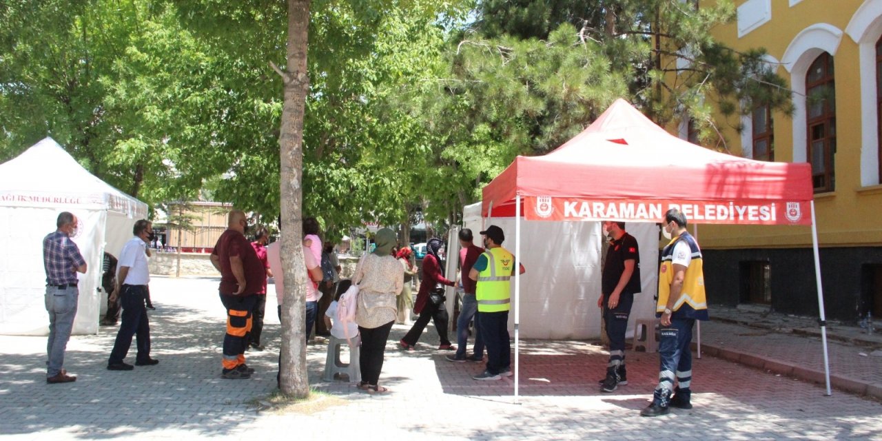 Karaman’da aşı çalışması hız kazandı