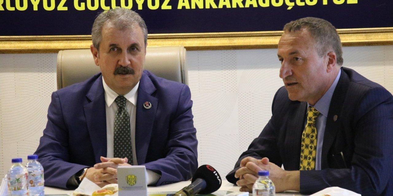 BBP Genel Başkanı Destici’den MKE Ankaragücü’ne ziyaret