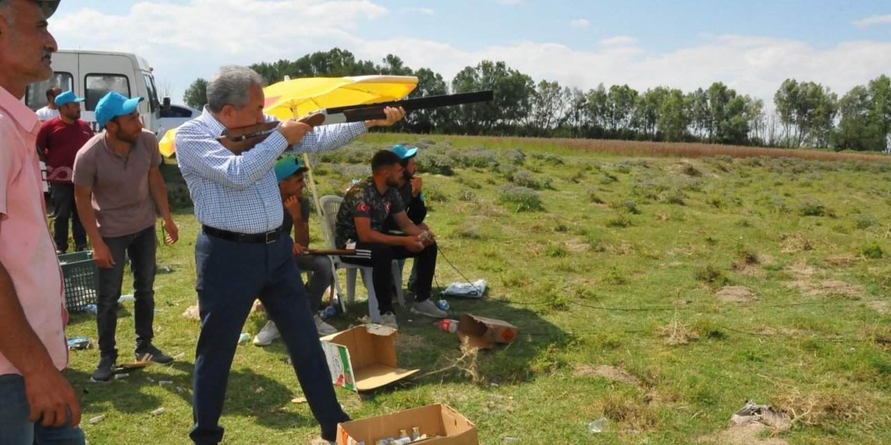 Akşehir’de trap atışı yarışması düzenlendi