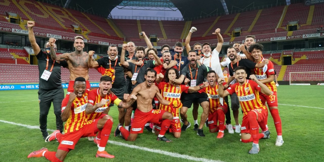 Kayserispor 26. kez Süper Lig’de