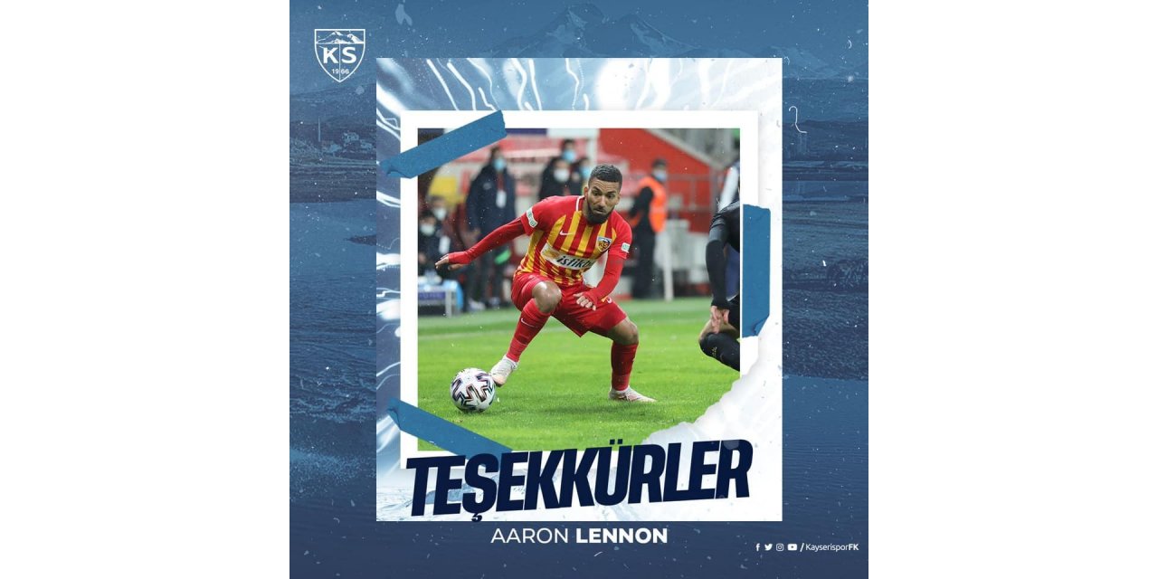 Kayserispor, Lennon’a teşekkür etti