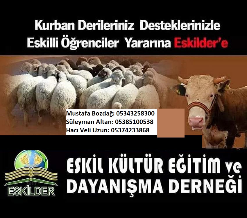 Kurban Derileri ESKİLDER'e