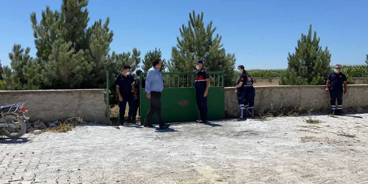 Çocuk cesedi diye gittiler, beze sarılı köpek çıktı