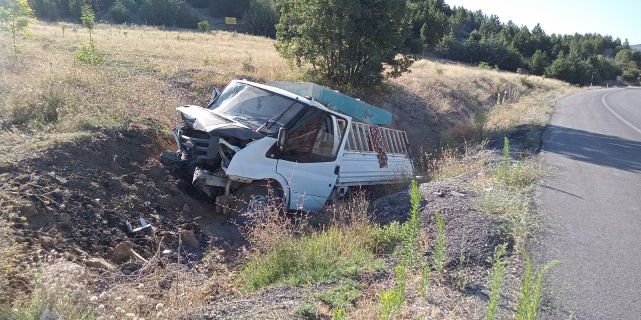 Konya’da trafik kazası: 1 yaralı