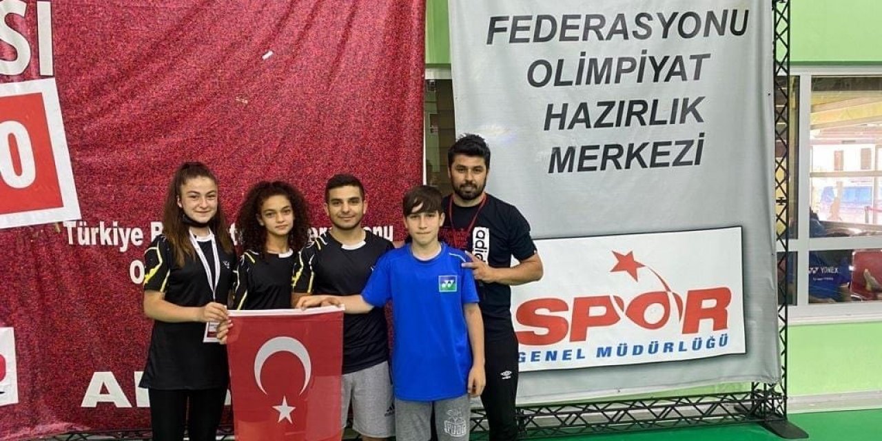 Badmintonda Kayseri’den 7 sporcu Türkiye’yi temsil edecek