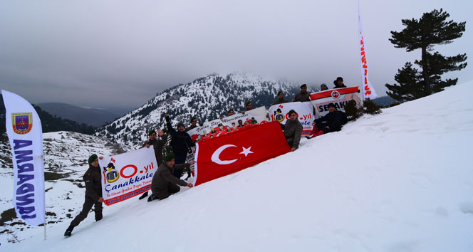 İki Bin Metrede Şehitleri Andılar