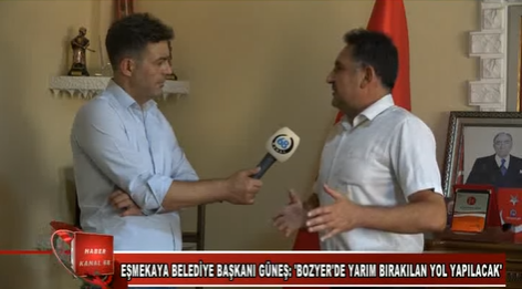 Güneş, "Bozyer'de yarım bırakılan yol yapılacak!"