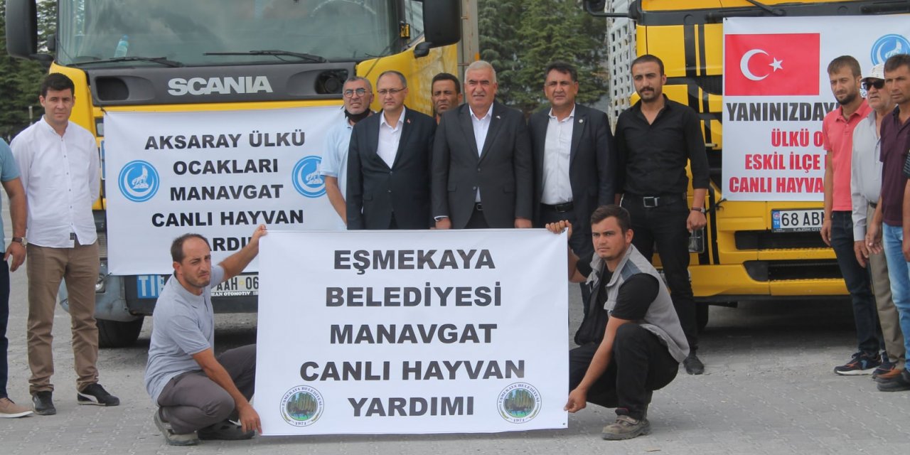 Eskil'den Manavgat'a yardım eli