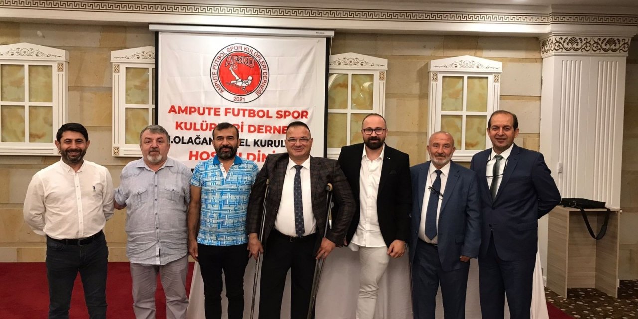 Ampute Futbol Kulüpler Birliği Başkanı Şahin seçildi