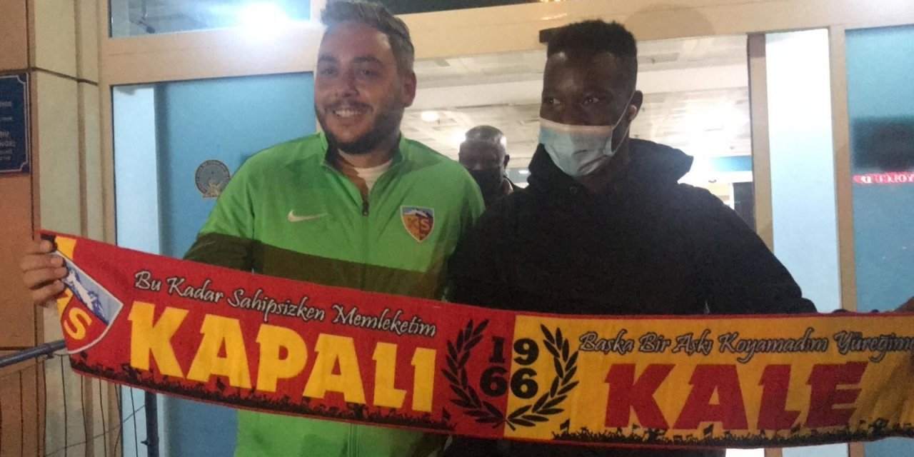 Kayserispor’un yeni transferi Mane geldi