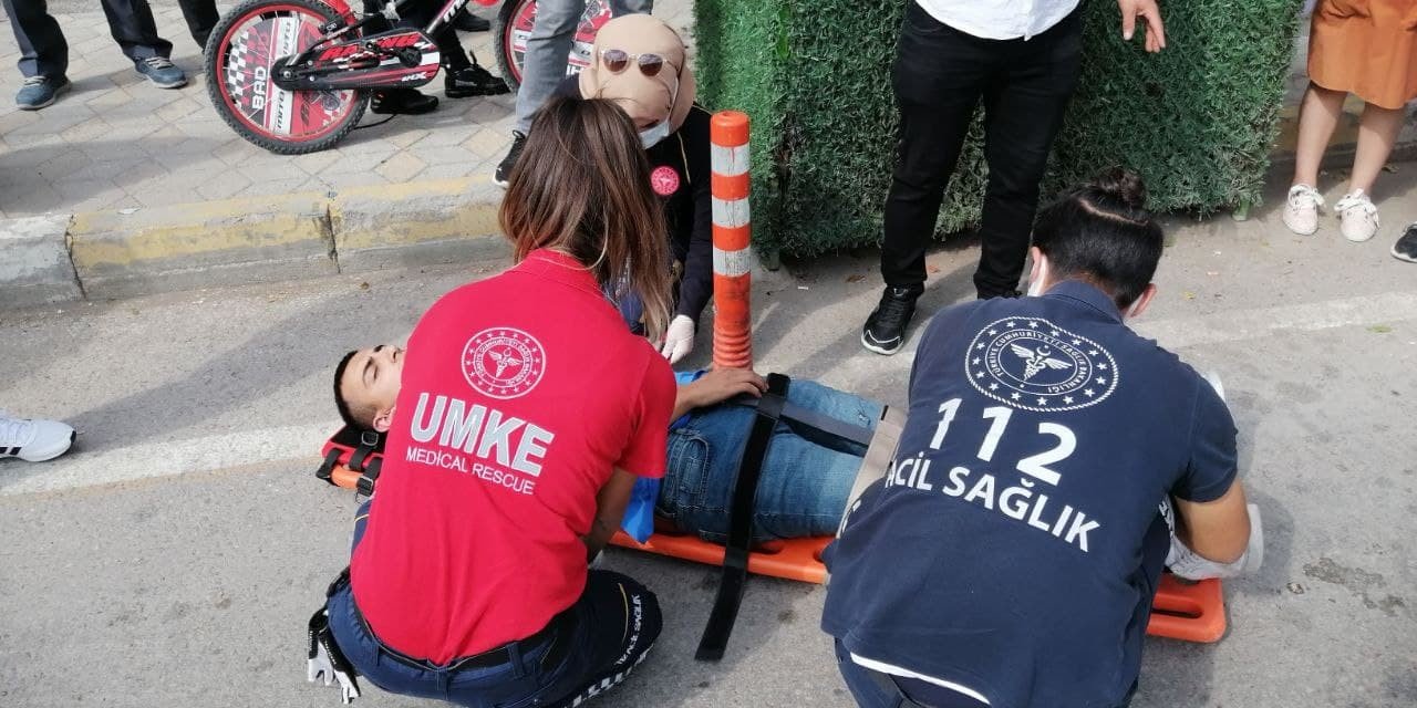 Aksaray’da otomobil ile motosiklet çarpıştı: 1 yaralı