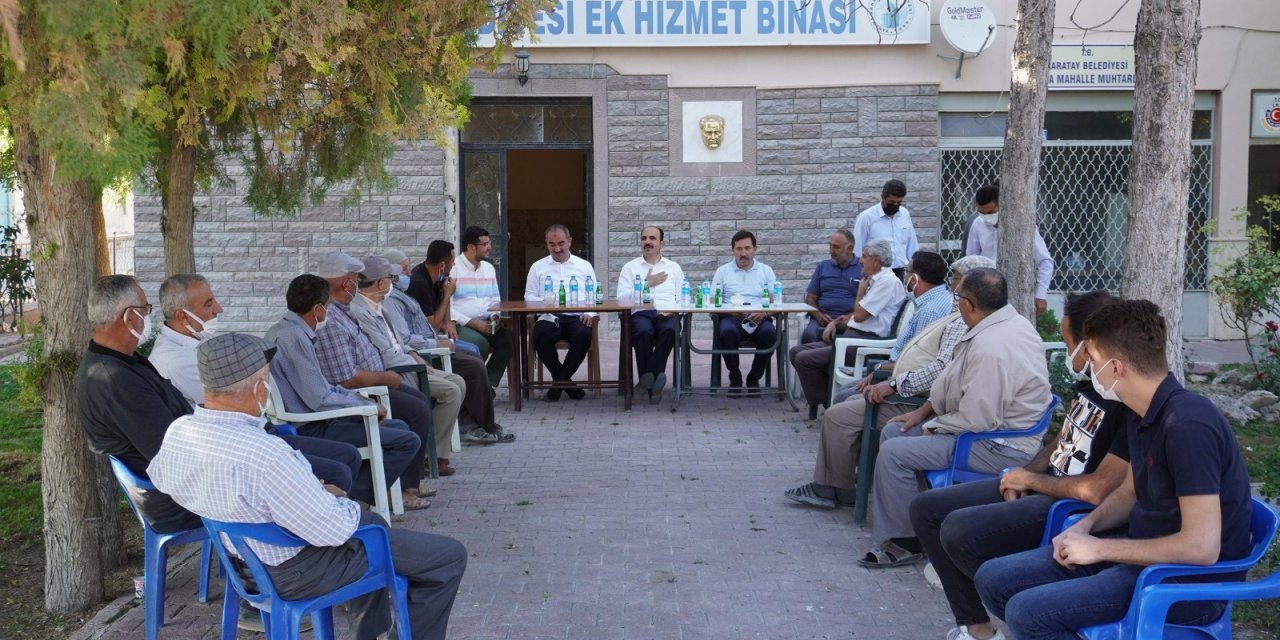 Başkan Altay ve Başkan Kılca’dan mahalle ziyaretleri