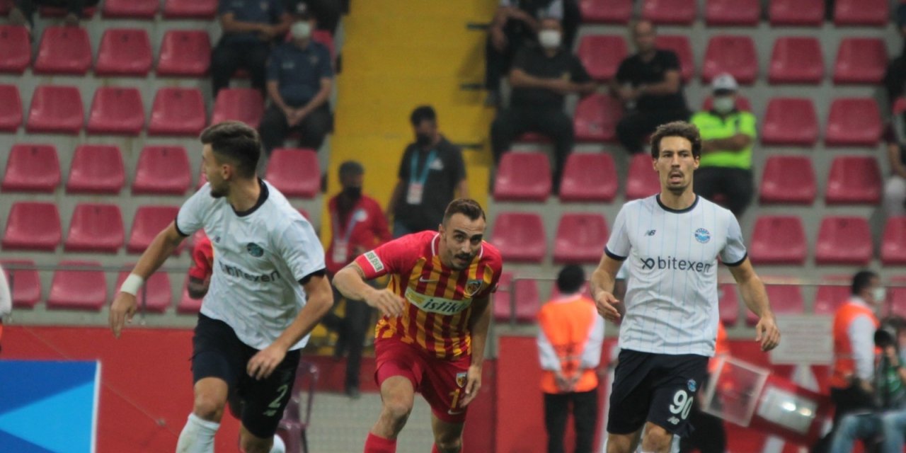 Süper Lig: Y. Kayserispor: 1 - Adana Demirspor: 1 (Maç sonucu)