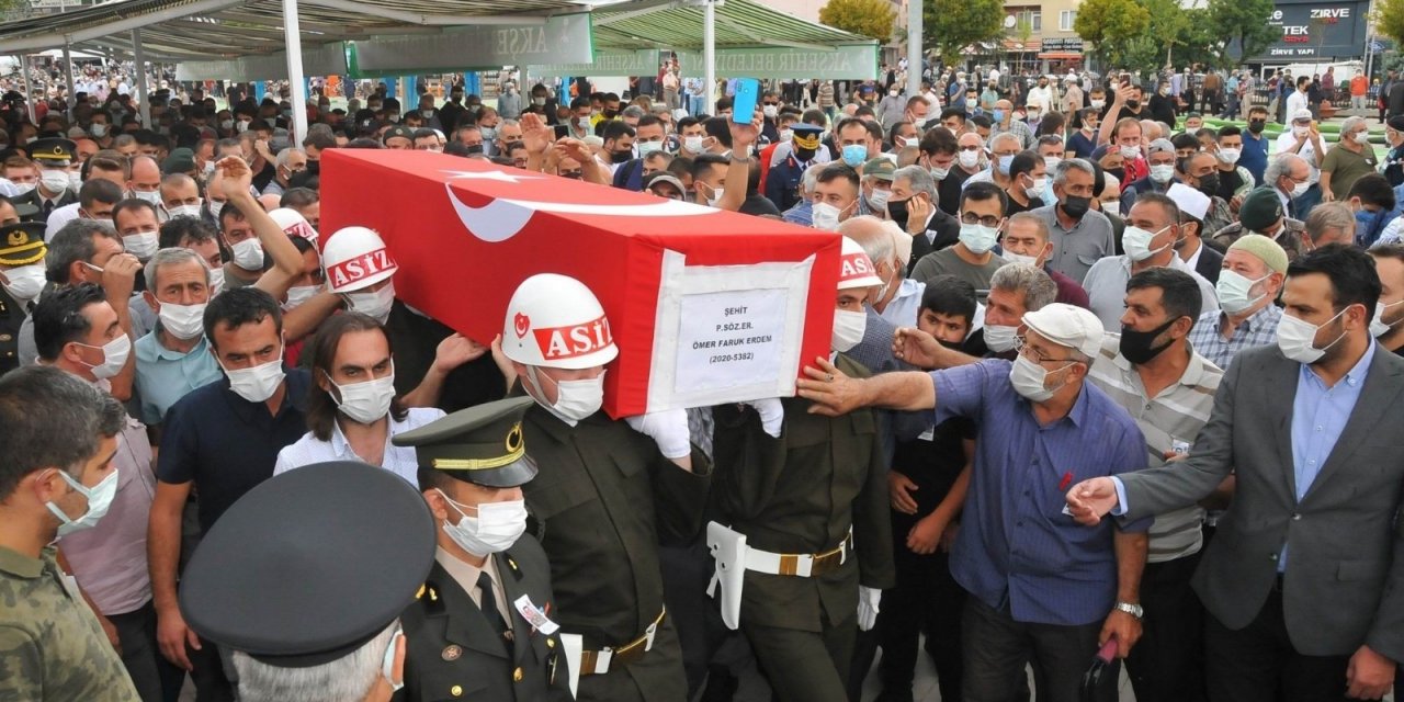 Şehit Ömer Faruk Erdem memleketinde gözyaşlarıyla uğurlandı