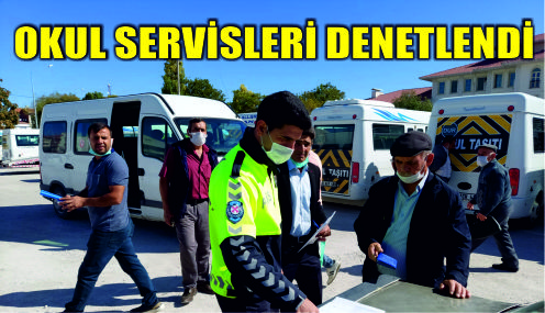 Eskil'de okul servislerine denetim