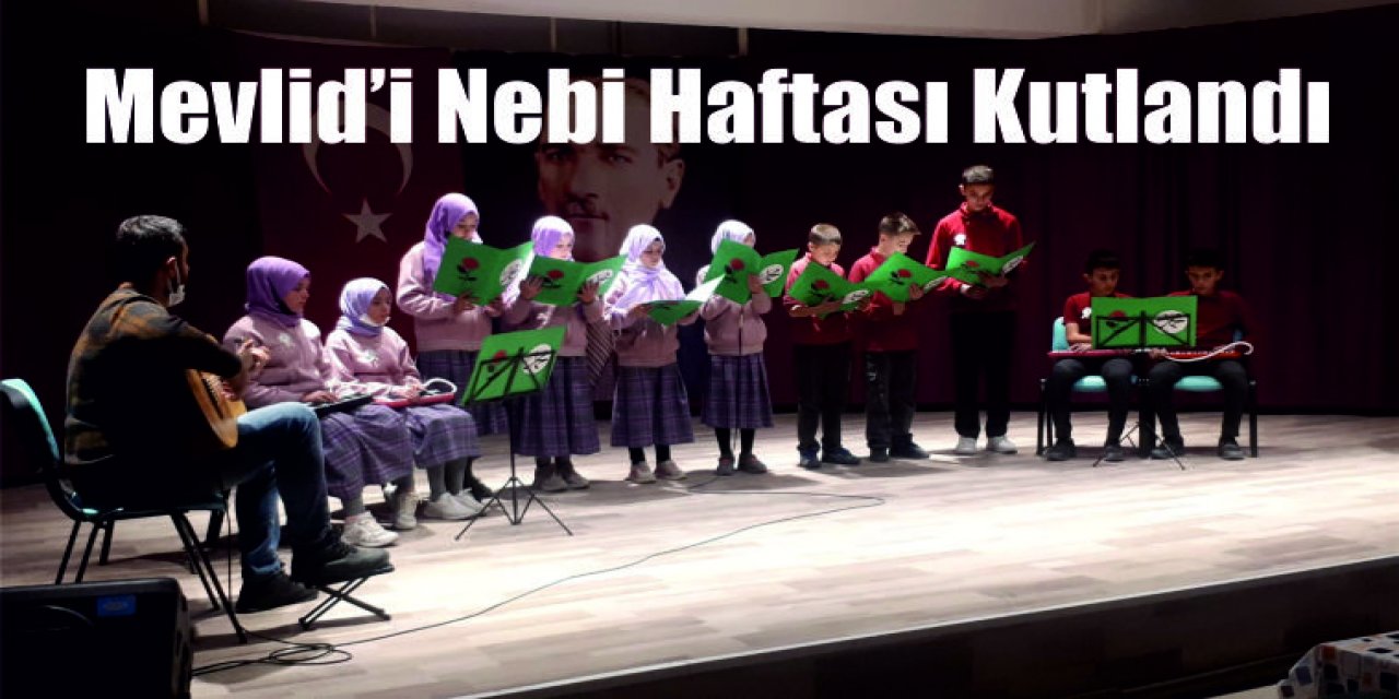 Mevlidi Nebi Haftası Eskil'de Kutlandı