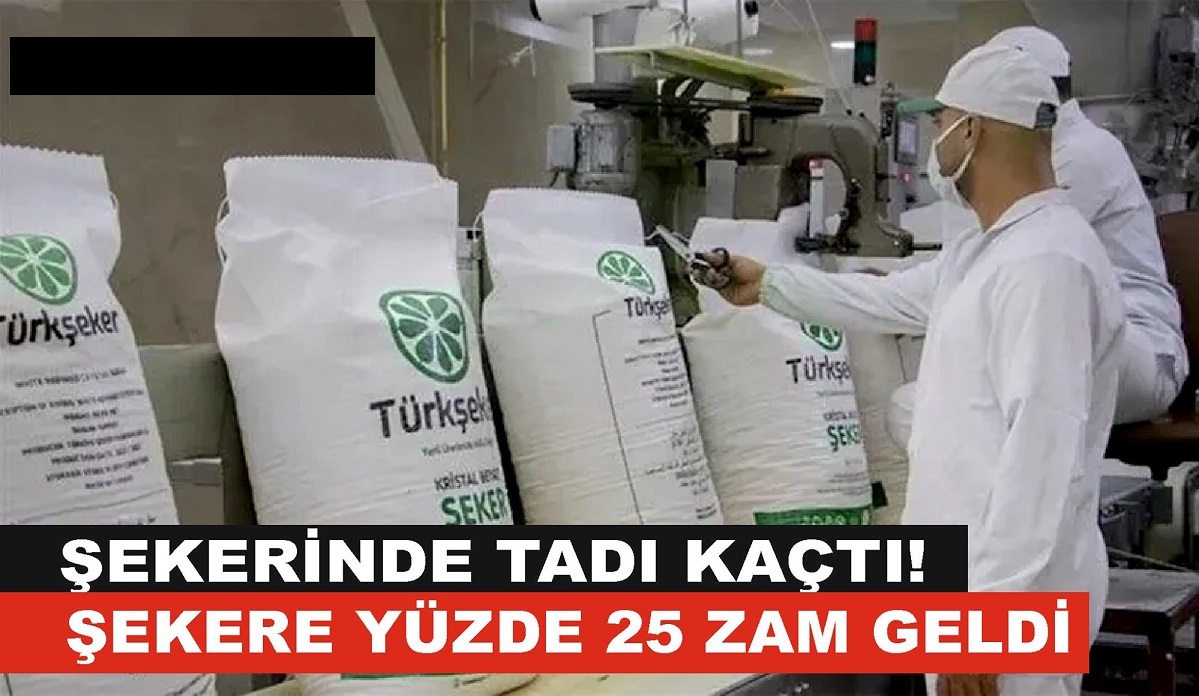 Şekere zam geldi!