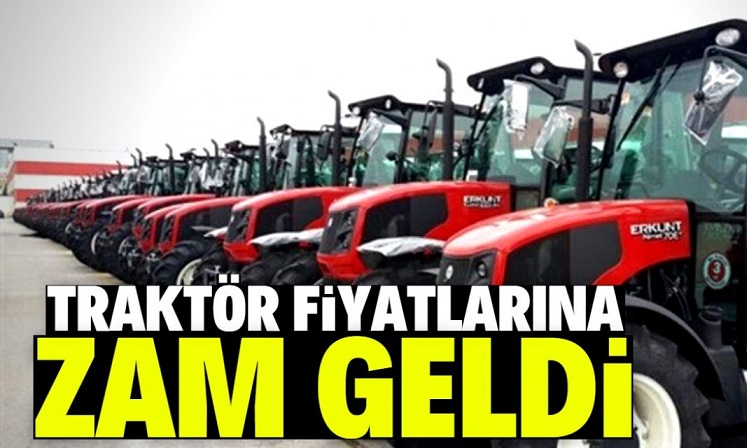 Traktör fiyatlarına zam geldi! Yerli traktör 400 Bin TL