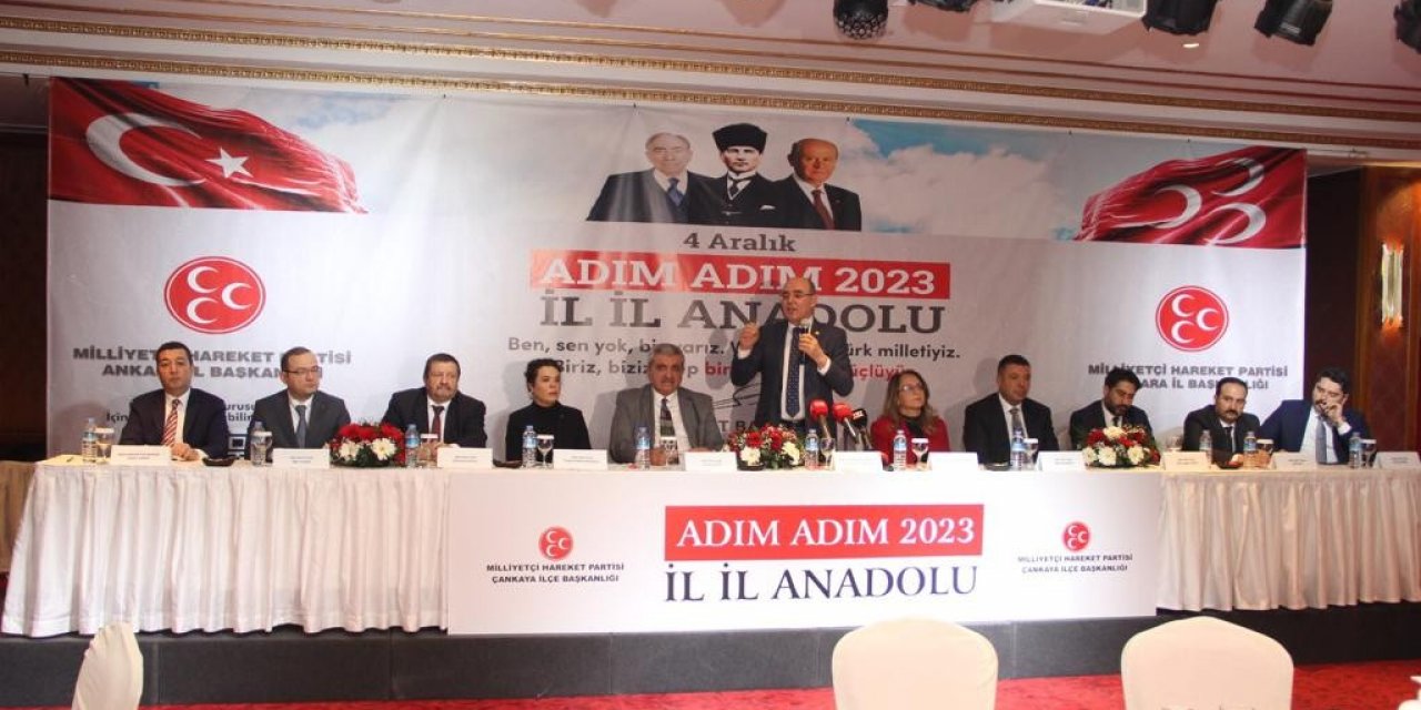 MHP "Adım Adım 2023, İl İl Anadolu” programı Çankaya’da yapıldı