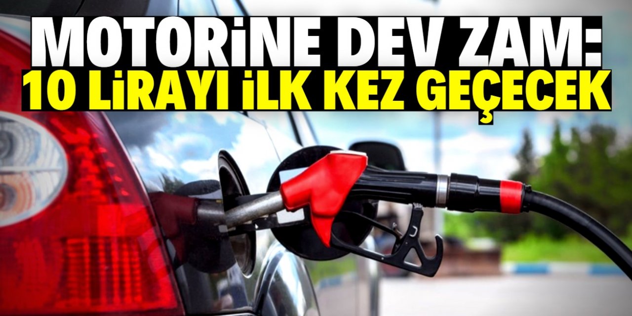 Bu gece motorinin litre fiyatı 10 TL'yi geçecek