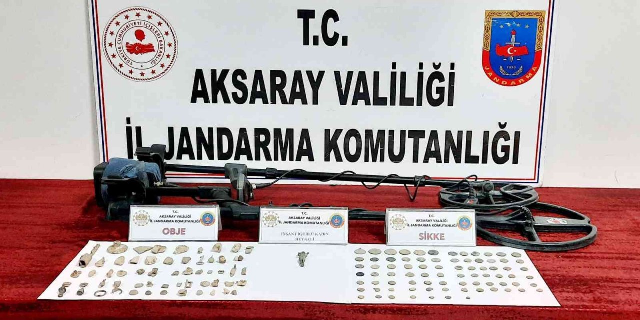 Aksaray Jandarması'ndan Tarihi Eser Kaçakçısına Suçüstü Operasyonu