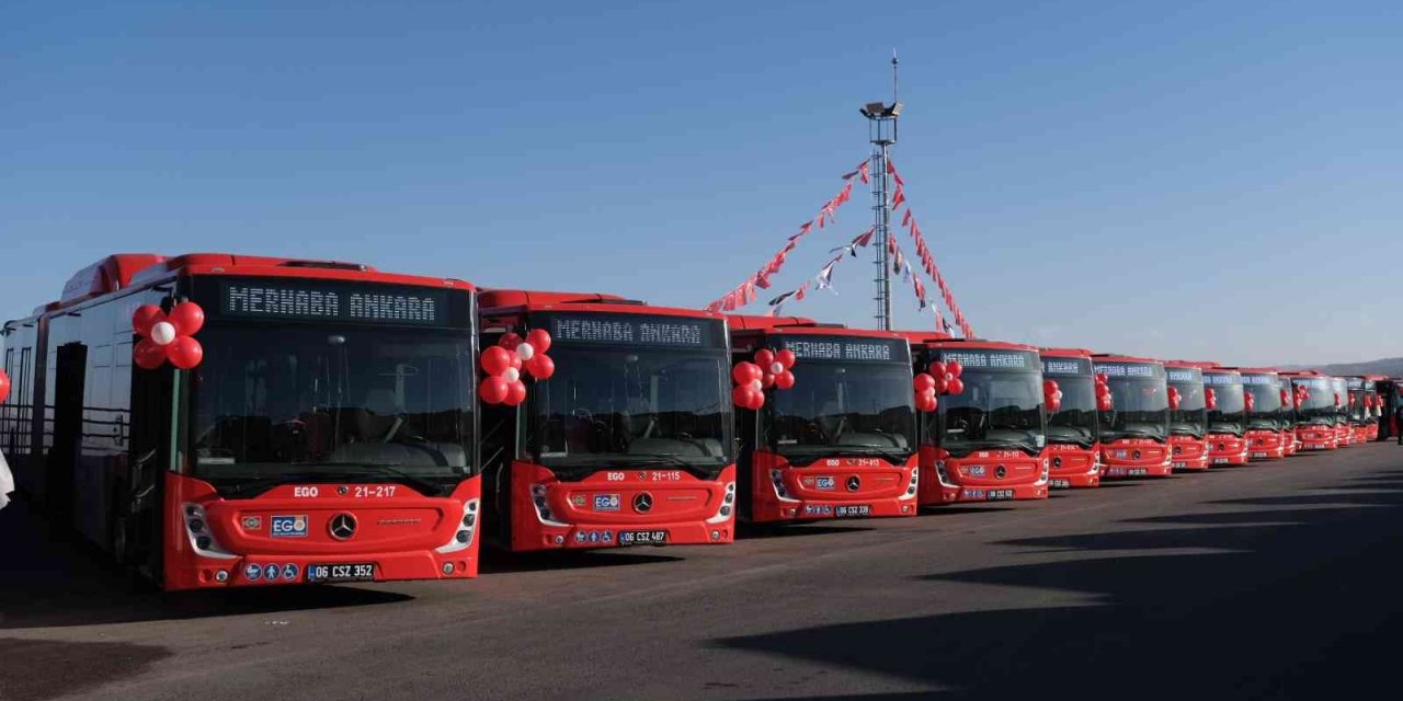 Ankara Büyükşehir'de CNG yakıt sistemli yeni otobüsler dönemi