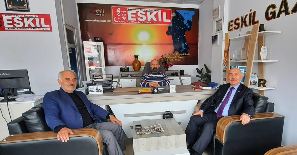 Orhan Aydın'dan Eskil Gazetesi'ne ziyaret