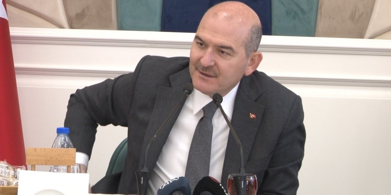 Bakan Süleyman Soylu Şehit şehit aileleriyle yemekte bir araya geldi