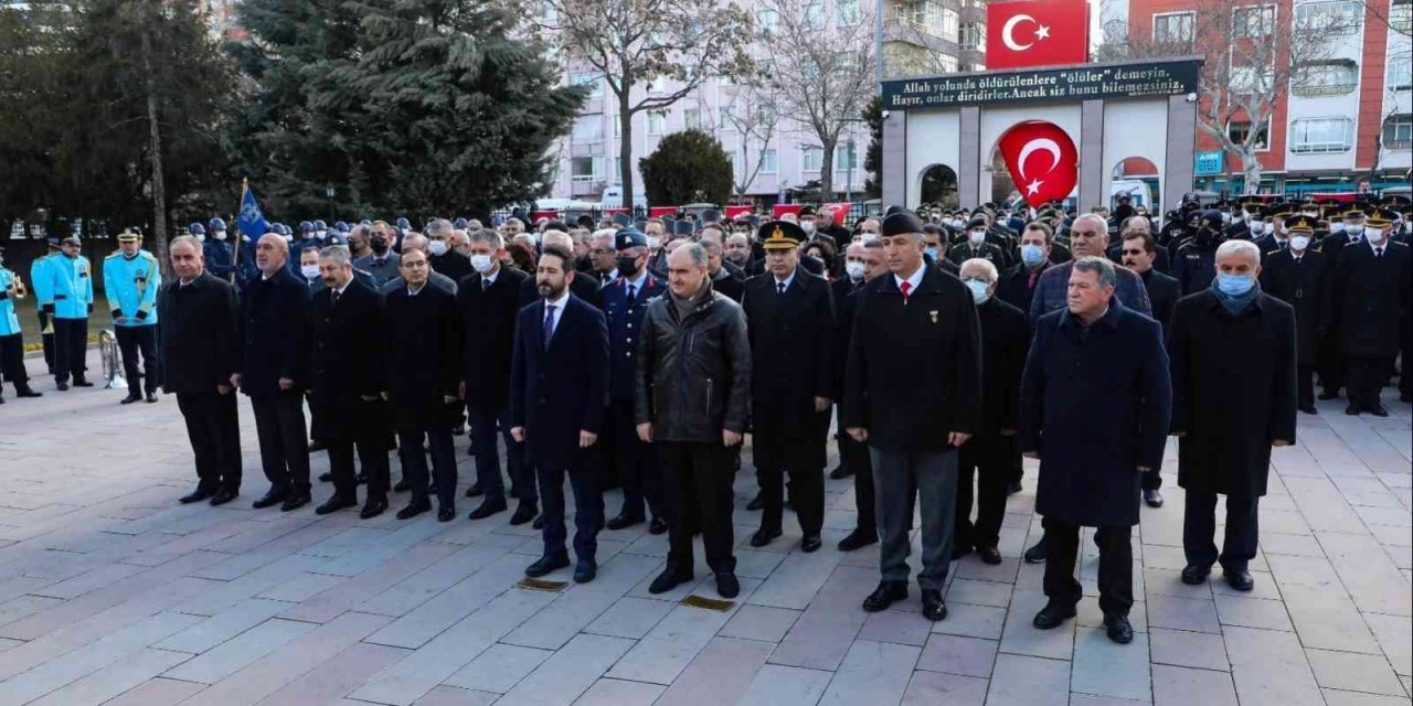 Konya’da Çanakkale Zaferi’nin 107. yıl dönümünde şehitler anıldı